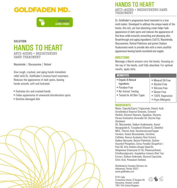 GOLDFADEN MD Hands To Heart Treatment
