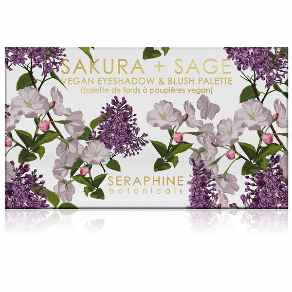 SERAPHINE BOTANICALS Sakura+Sage Vegan Eyeshadow & Blush Palette
