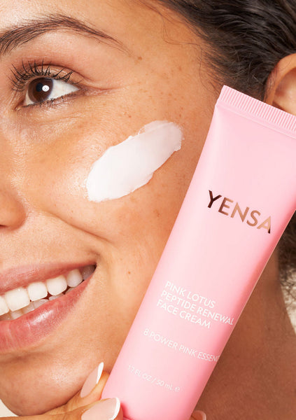 YENSA Pink Lotus Peptide Renewal Face Cream