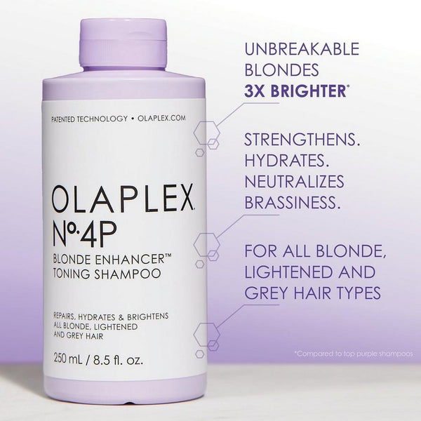 OLAPLEX No4P Blonde Enhancer Toning Shampoo