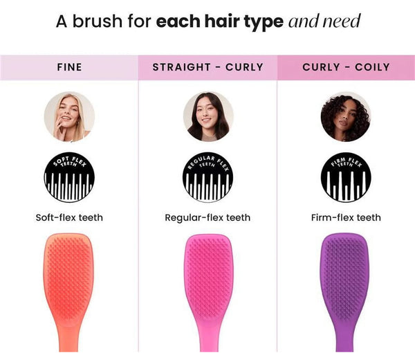 TANGLE TEEZER The Essential Detangler Naturally Curly Purple