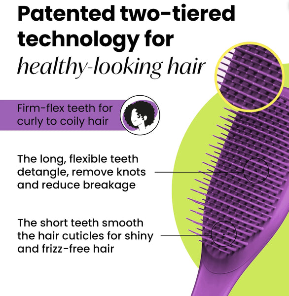 TANGLE TEEZER The Essential Detangler Naturally Curly Purple