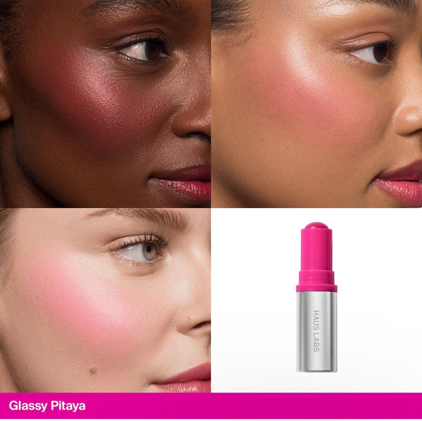 HAUS LABS Color Fuse Glassy Blush Balm Stick