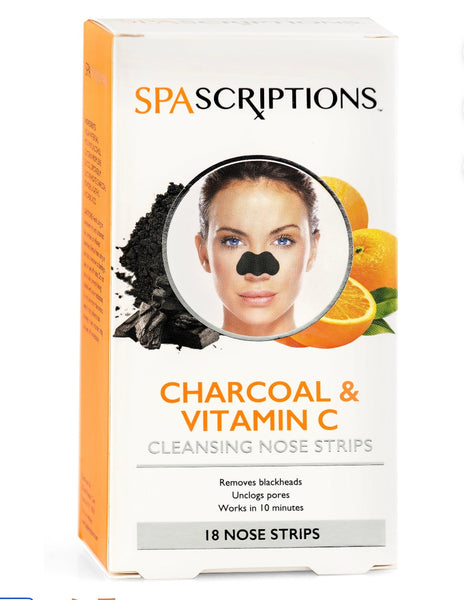 SPASCRIPTIONS Charcoal & Vitamin C Cleansing Nose Strips