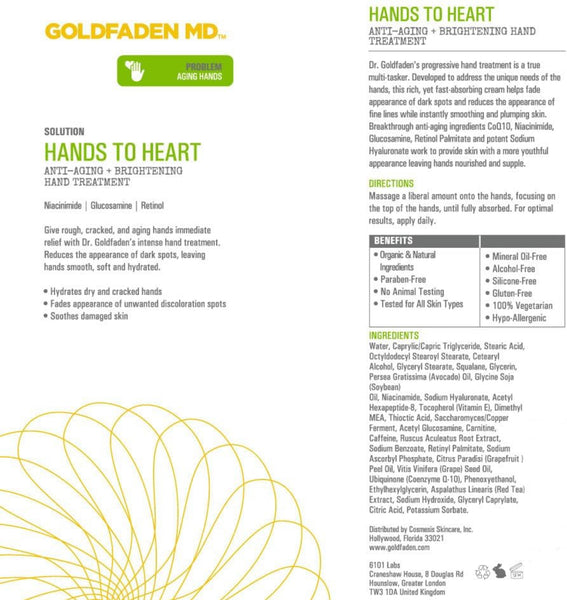 GOLDFADEN MD Hands To Heart