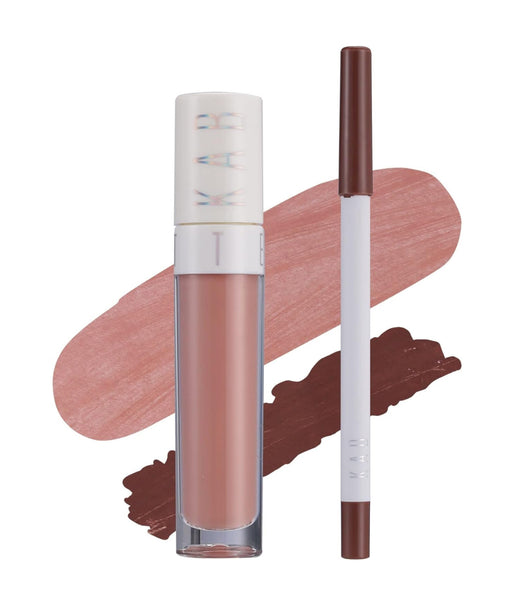 KAB COSMETICS Lip Liner & Lip Gloss Set