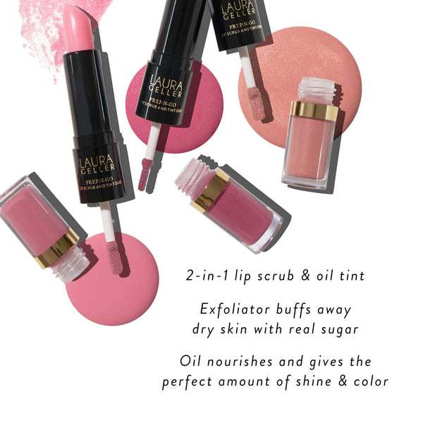 LAURA GELLER Prep-n-Go Lip Scrub and Tint Duo