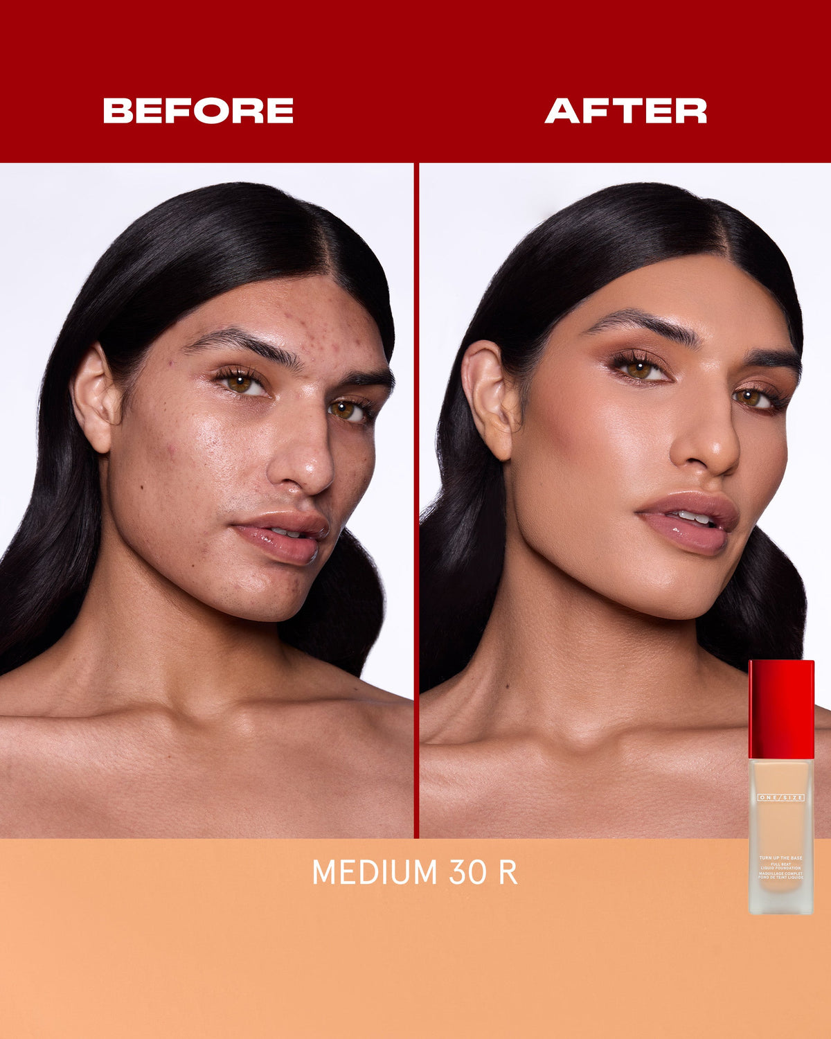 ONE SIZE Turn Up The Base Full Beat Liquid Foundation