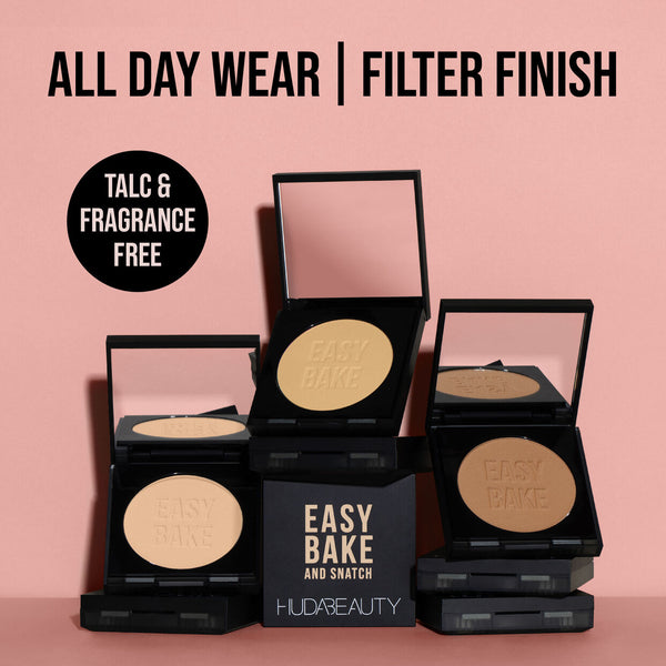 HUDA BEAUTY Easy Bake and Snatch Pressed Brightening and Setting Powder