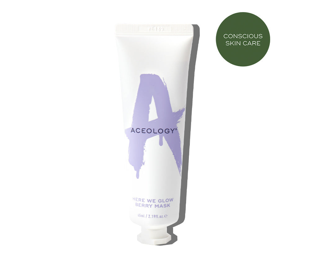 ACEOLOGY Here We Glow Berry Mask