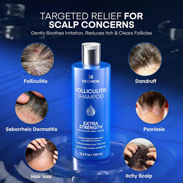 HERMON Folliculitis Relief Shampoo