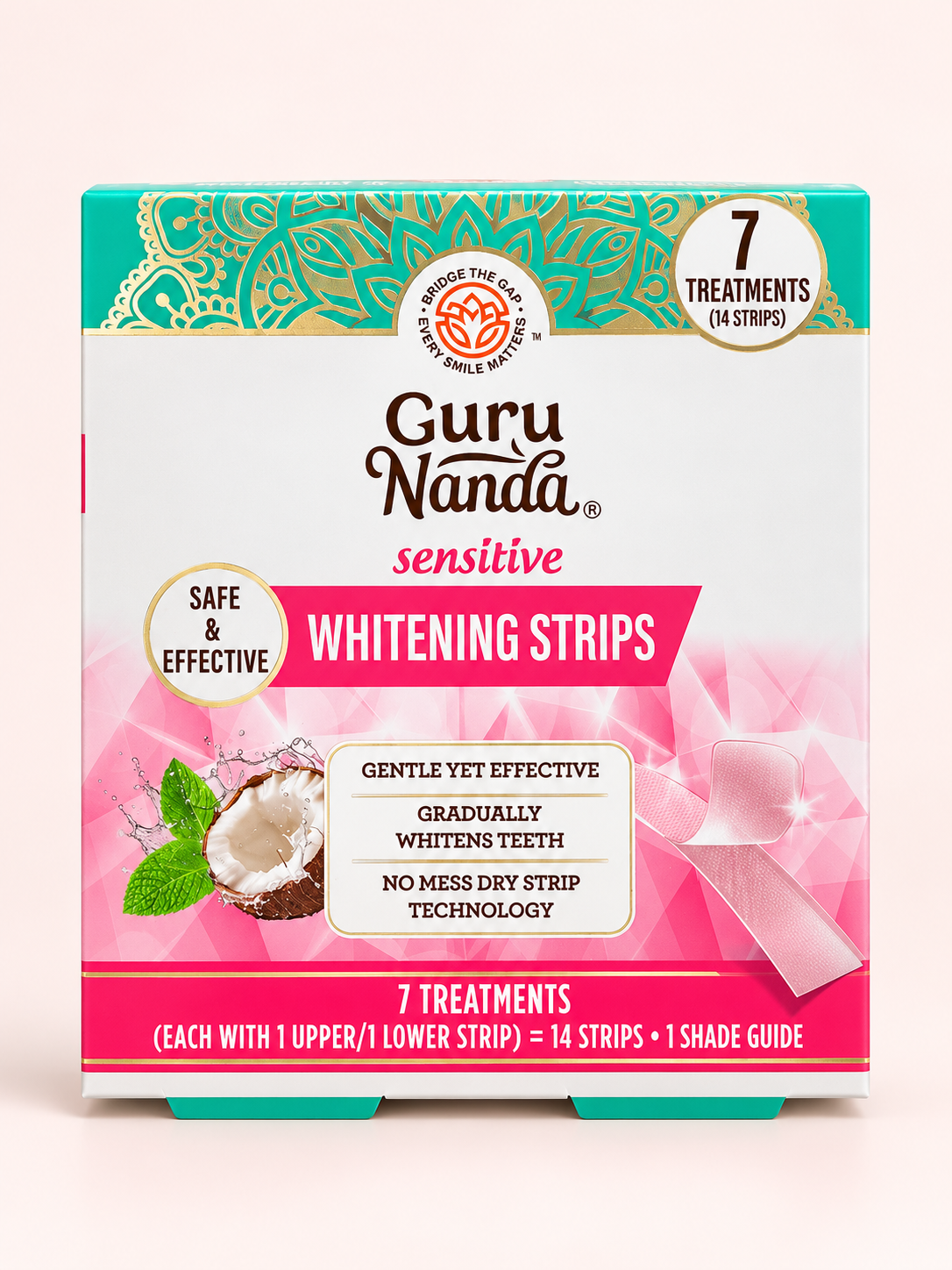 GURU NANDA Sensitive Whitening Strips