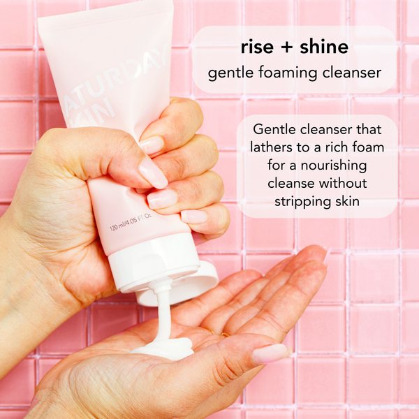 SATURDAY SKIN Rise + Shine Gentle Cleanser