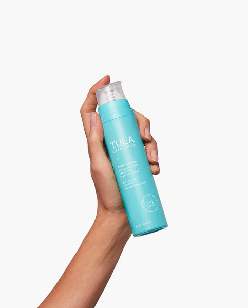 TULA secret solution
pro-glycolic® 10% resurfacing treatment toner