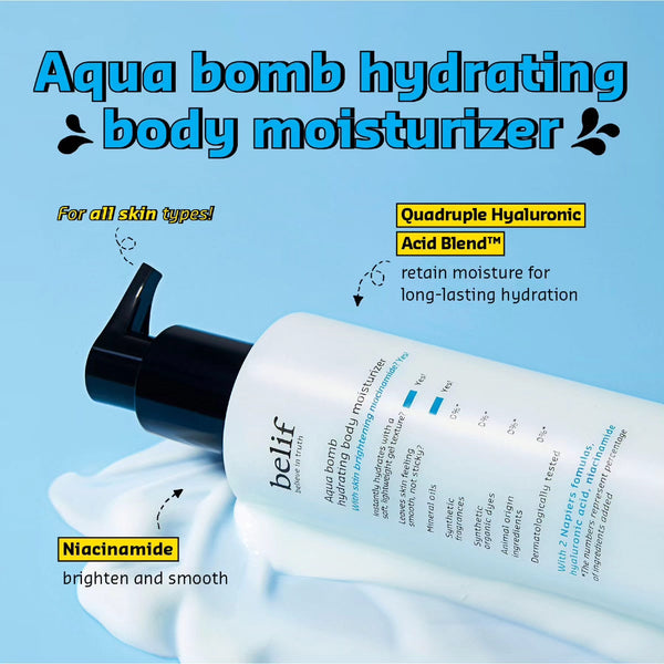 BELIF Aqua Bomb Hydrating Body Moisturizer