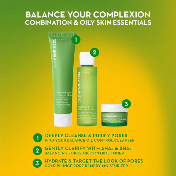 OLEHENRIKSEN Balance It All Oil Control & Pore-Refining Set