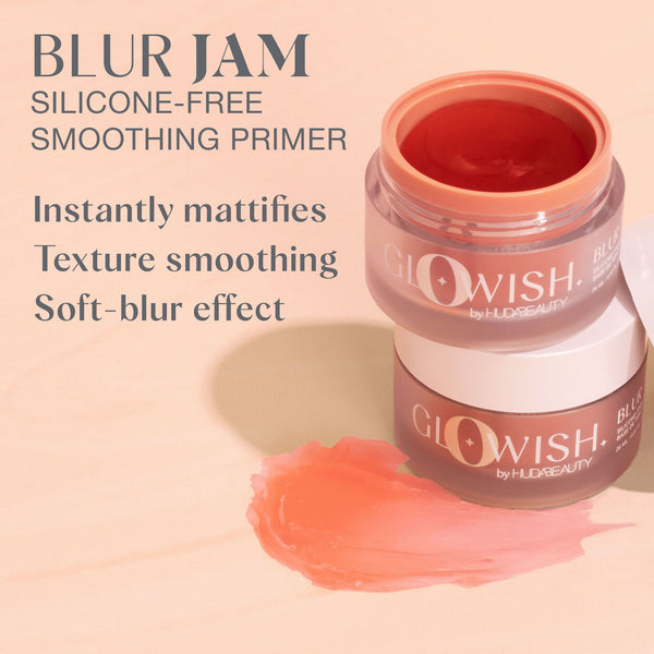 HUDA BEAUTY GloWish Blur Jam Silicone-Free Smoothing Primer