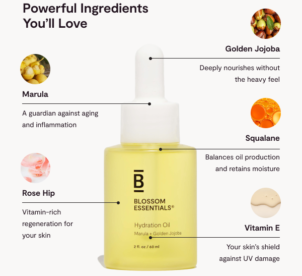 BLOSSOM ESSENTIALS Hydration Oil