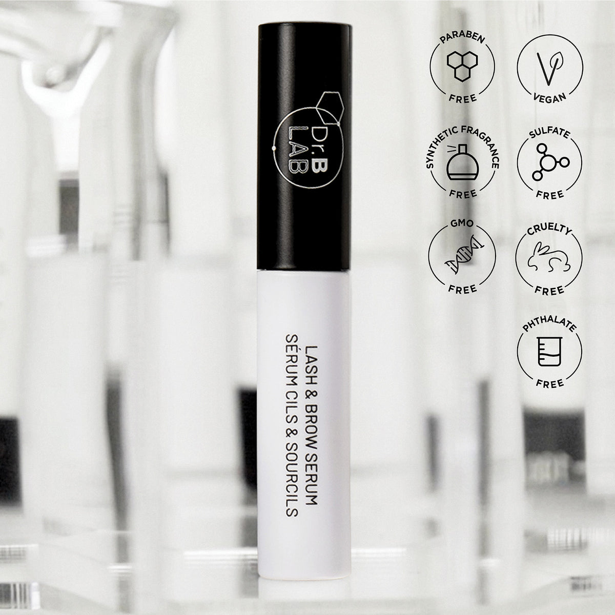 DR BRANDT dr. b lab LASH AND BROW SERUM