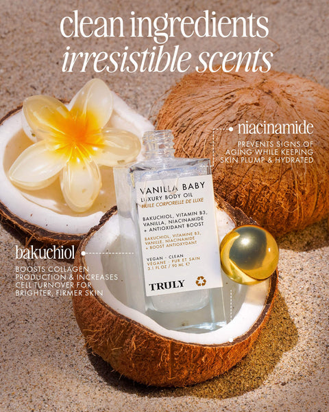 TRULY Vanilla Baby Luxury Body Oil