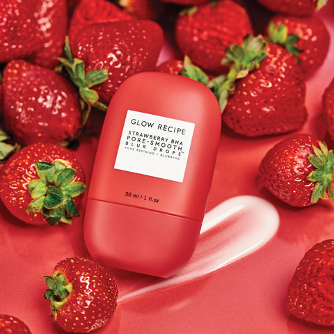 GLOW RECIPE Strawberry BHA Pore-Smooth Blur Drops