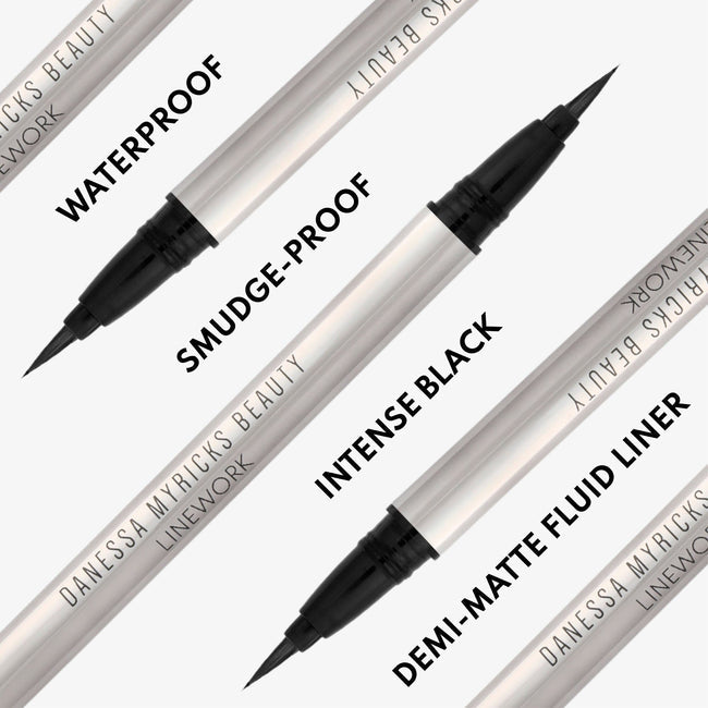 DANESSA MYRICKS Linework Paintbrush Fluid Eyeliner