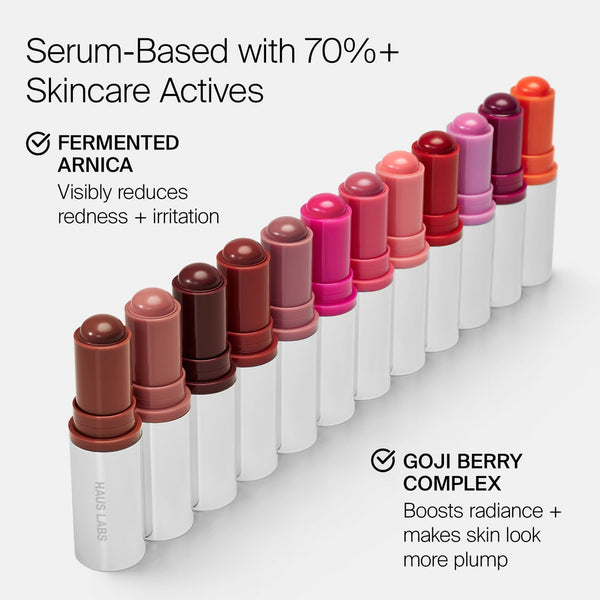 HAUS LABS COLOR FUSE GLASSY BLUSH BALM STICK