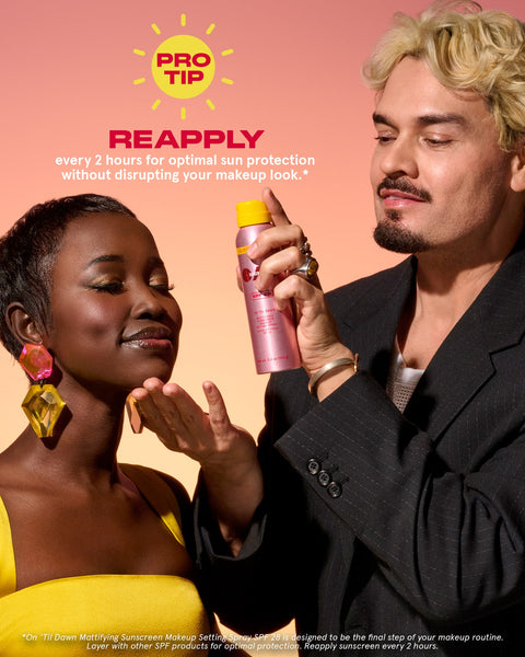 ONE SIZE On ‘Til Dawn Mattifying Sunscreen Makeup Setting Spray SPF 28