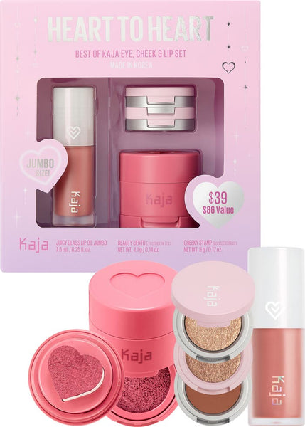KAJA Heart to Heart Best of Eye, Cheek & Lip Set