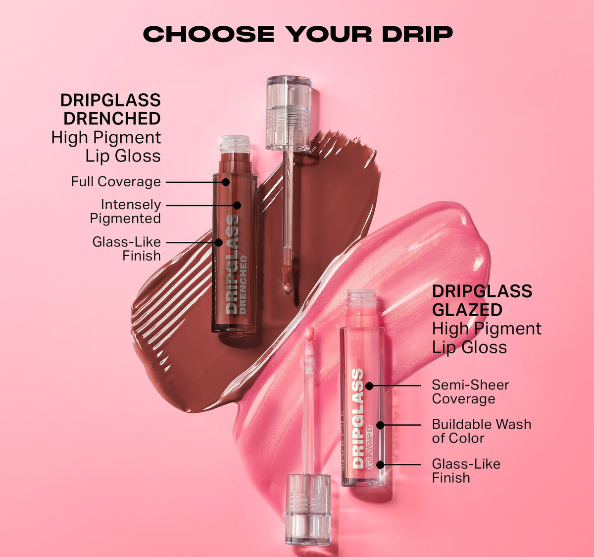MORPHE Dripglass Glazed High Shine Lip Gloss