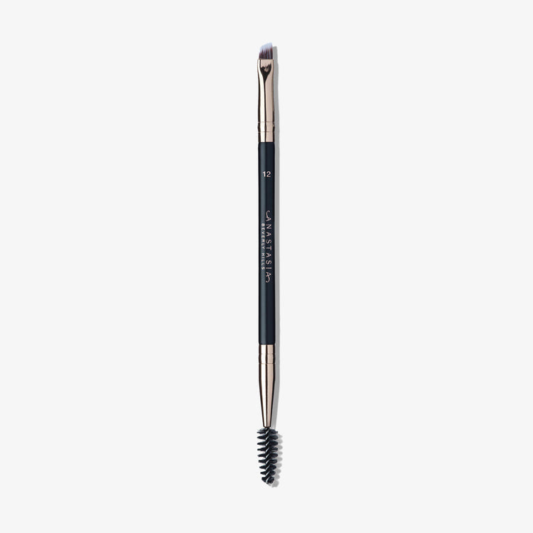 ANASTASIA Dual Ended Firm Angled Eyebrow Brush #12