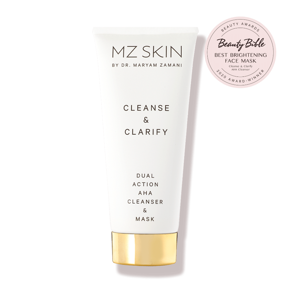 MZ SKIN Cleanse & Clarify Dual Action Aha Cleanser & Mask