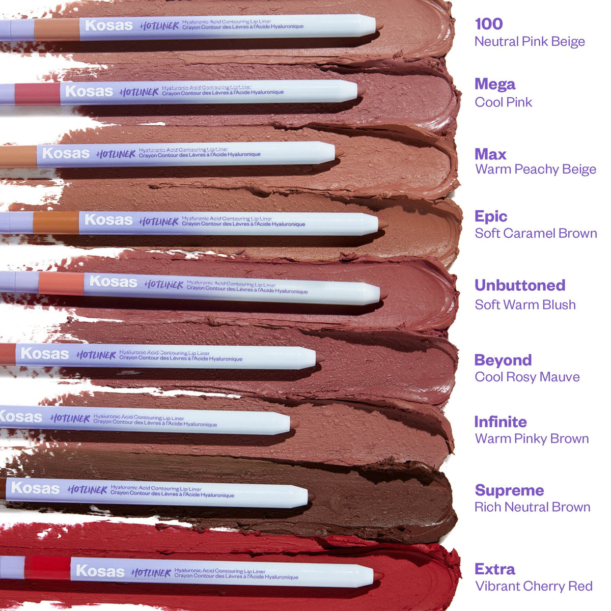 KOSAS Hotliner Hyaluronic Acid Contouring Lip Liner