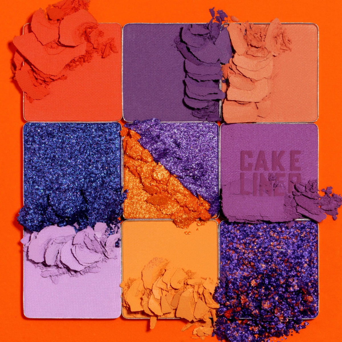 HUDA BEAUTY Color Block Orange and Purple Palette