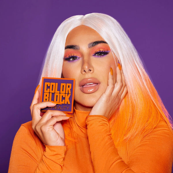 HUDA BEAUTY Color Block Orange and Purple Palette