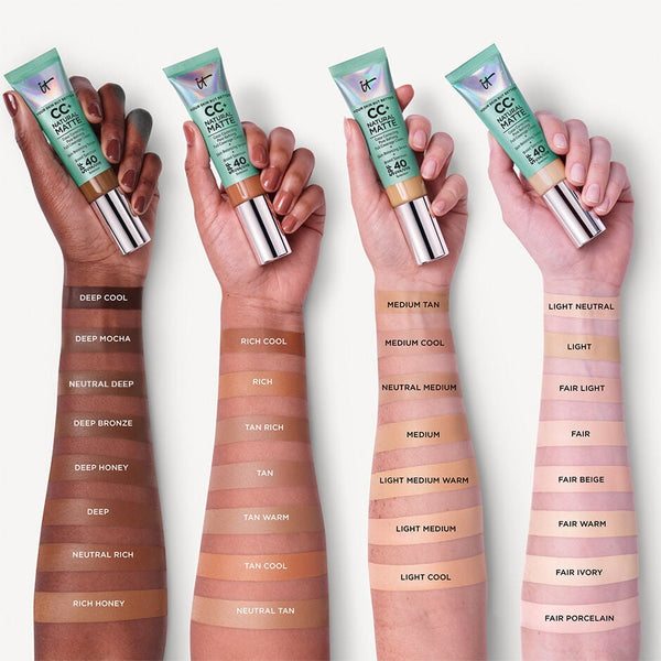 IT COSMETICS CC+ Oil Free Matte Foundation Spf 40