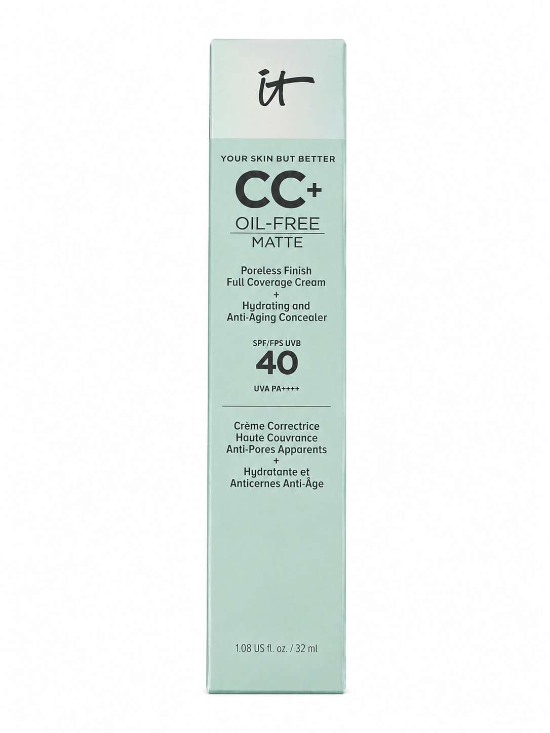 IT COSMETICS CC+ Oil Free Matte Foundation Spf 40