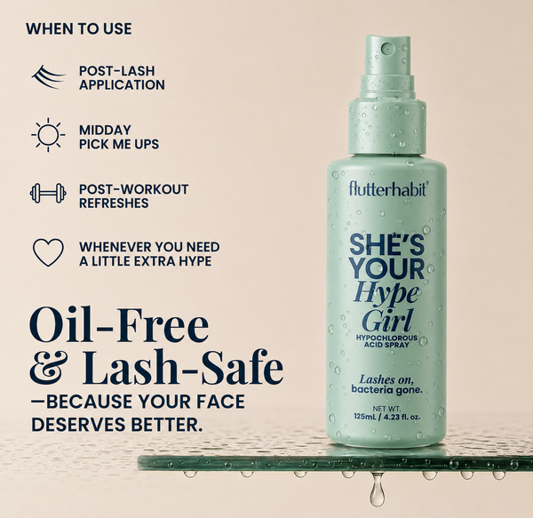 FLUTTERHABIT She’s Your Hype Girl Hypochlorous Acid Spray