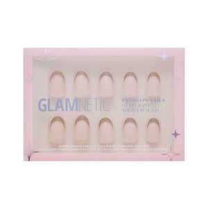 GLAMNETIC Starlight Short Round Nails