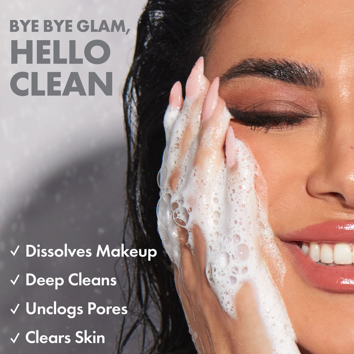 HUDA BEAUTY Wishful Get Clean Gentle Foaming Cleanser
