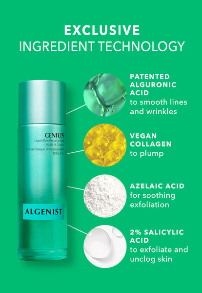 ALGENIST Genius Liquid Skin Resurfacing 2% BHA Toner