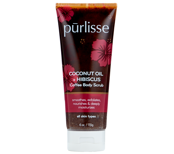 PURLISSE Coconut Oil+ Hibiscus Coffee Body Scrub