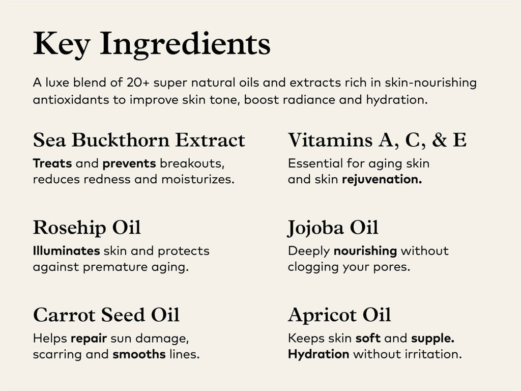 ONEKIND Golden State Nourishing Facial Oil
