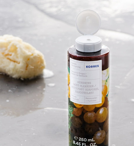 KORRES Renewing Body Cleanser Santorini Grape