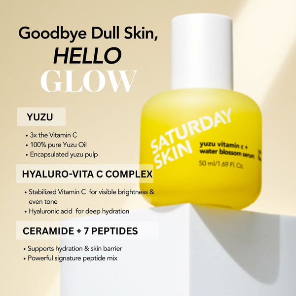SATURDAY SKIN Yuzu Vitamin C + Water Blossom Serum