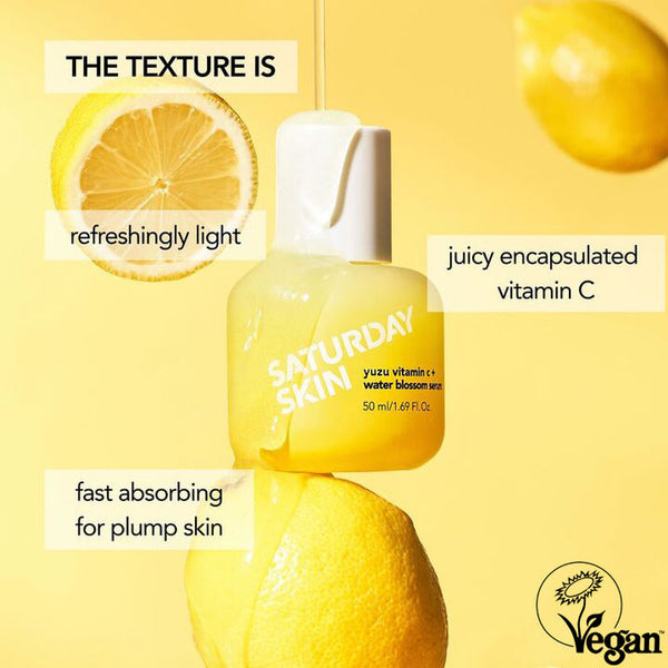 SATURDAY SKIN Yuzu Vitamin C + Water Blossom Serum