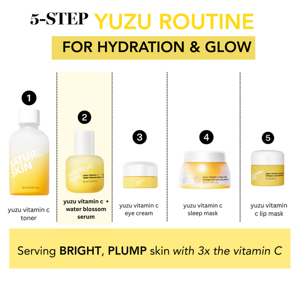 SATURDAY SKIN Yuzu Vitamin C + Water Blossom Serum