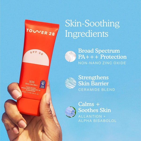 TOWER 28 Sos Face Guard SPF 30 Sunscreen