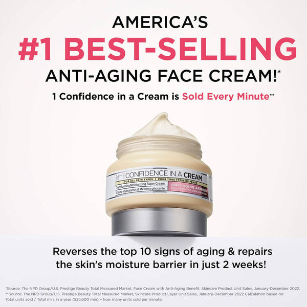 IT COSMETICS Confidence In A Cream Anti-Aging Hydrating Moisturizer