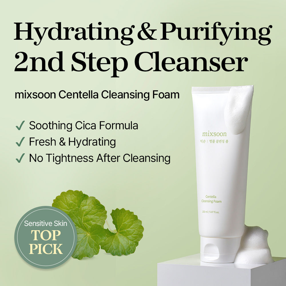 MIXSOON Centella Cleansing Foam